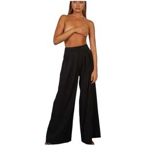 SNDYS Miles Pant in Black Size 8